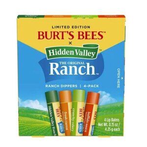 Ready To Ship! Burt's Bees x Hidden Valley Ranch Dippers Limited Edition Sealed